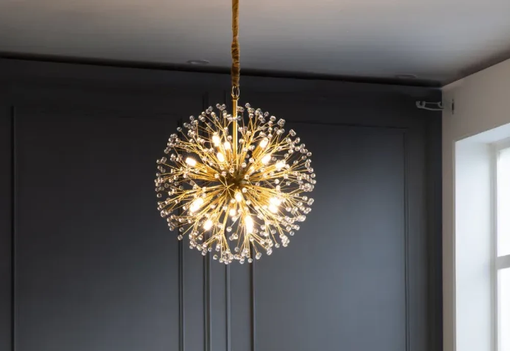 sphere globe chandelier