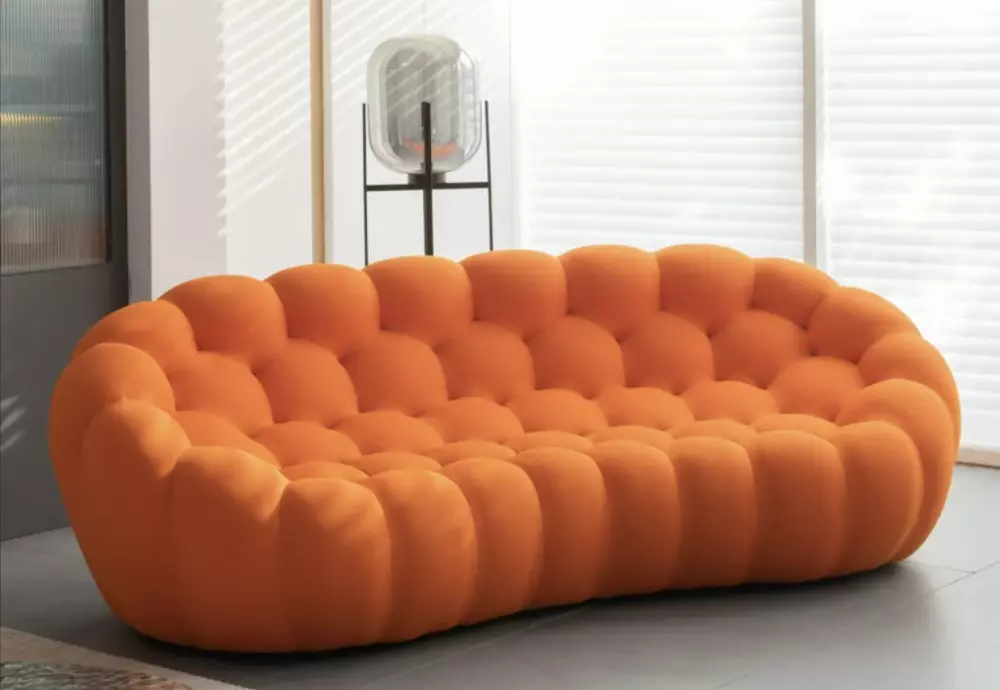 green cloud couch